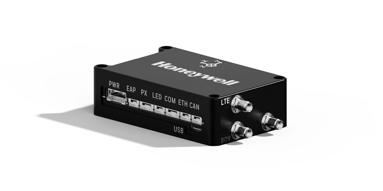 Front side view of Honeywell Compact Inertial Navigation System