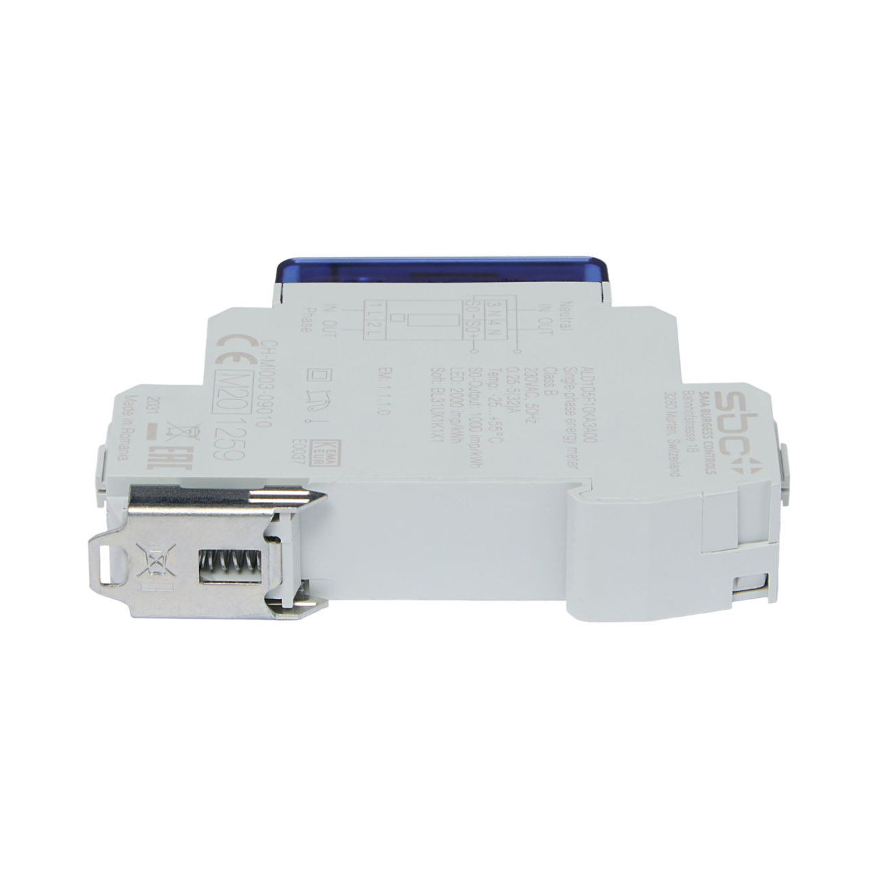 Single-phase energy meter S0