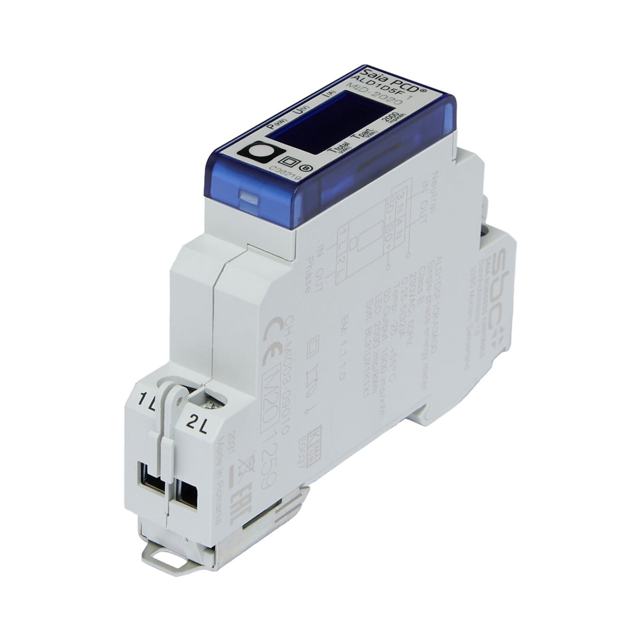 Single-phase energy meter S0