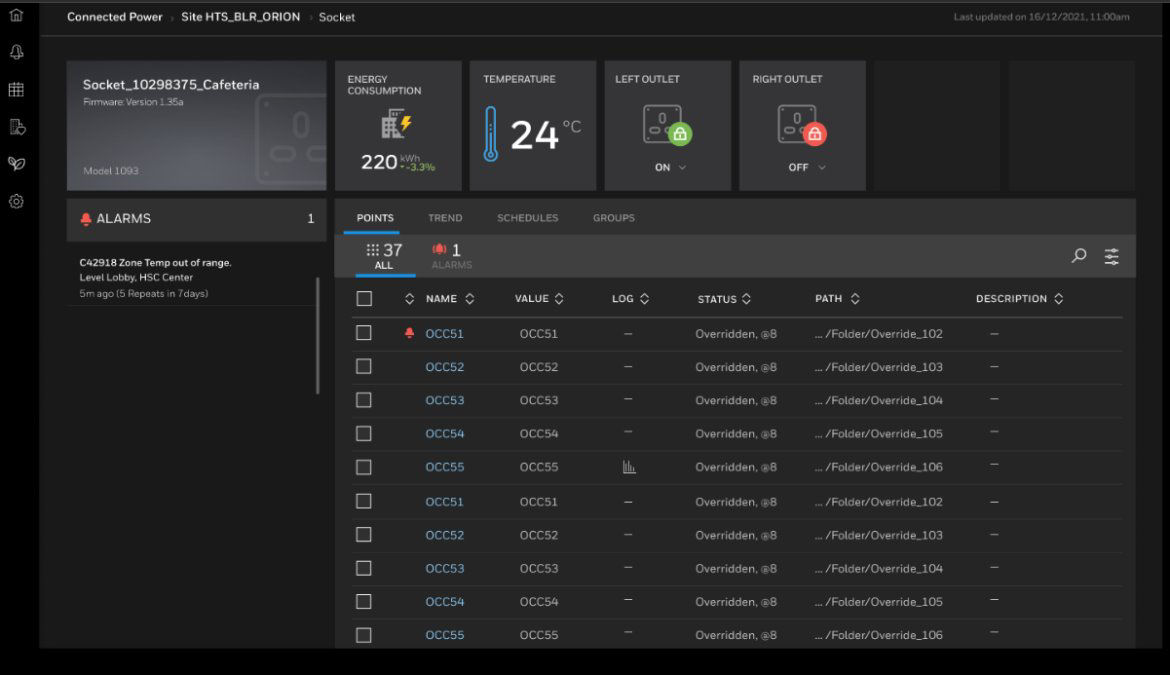 Connected Power on Cloud 25 socket� (50