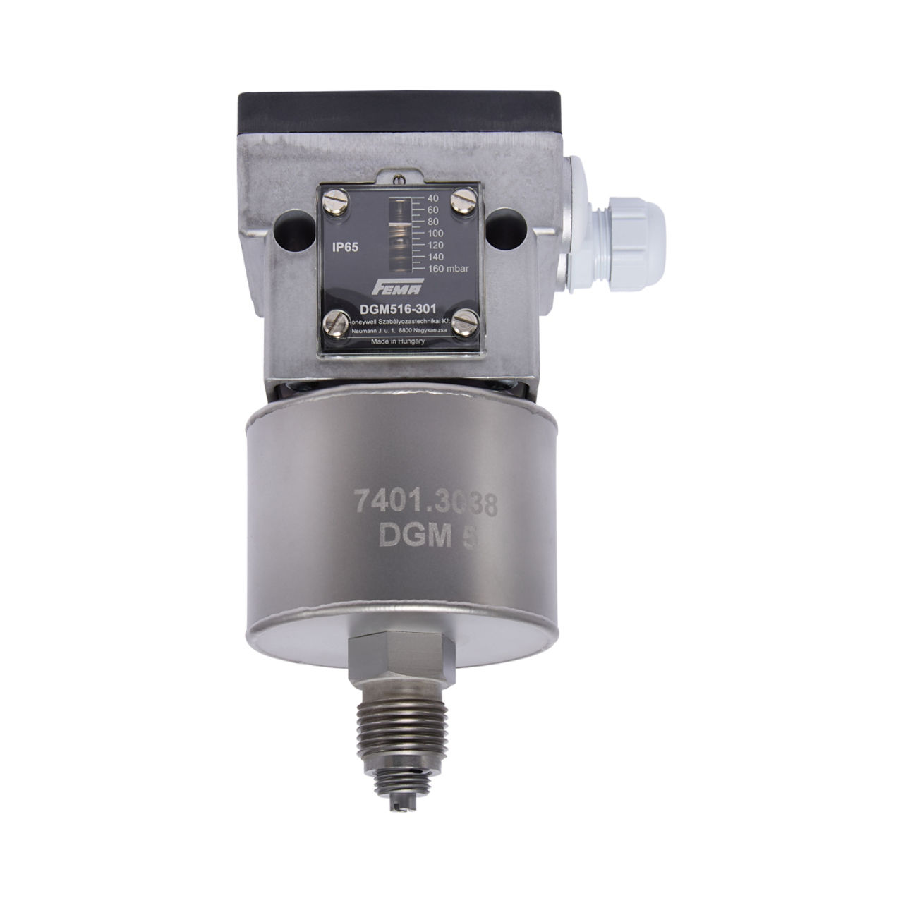 PRESSURE MONITOR FOR GAS