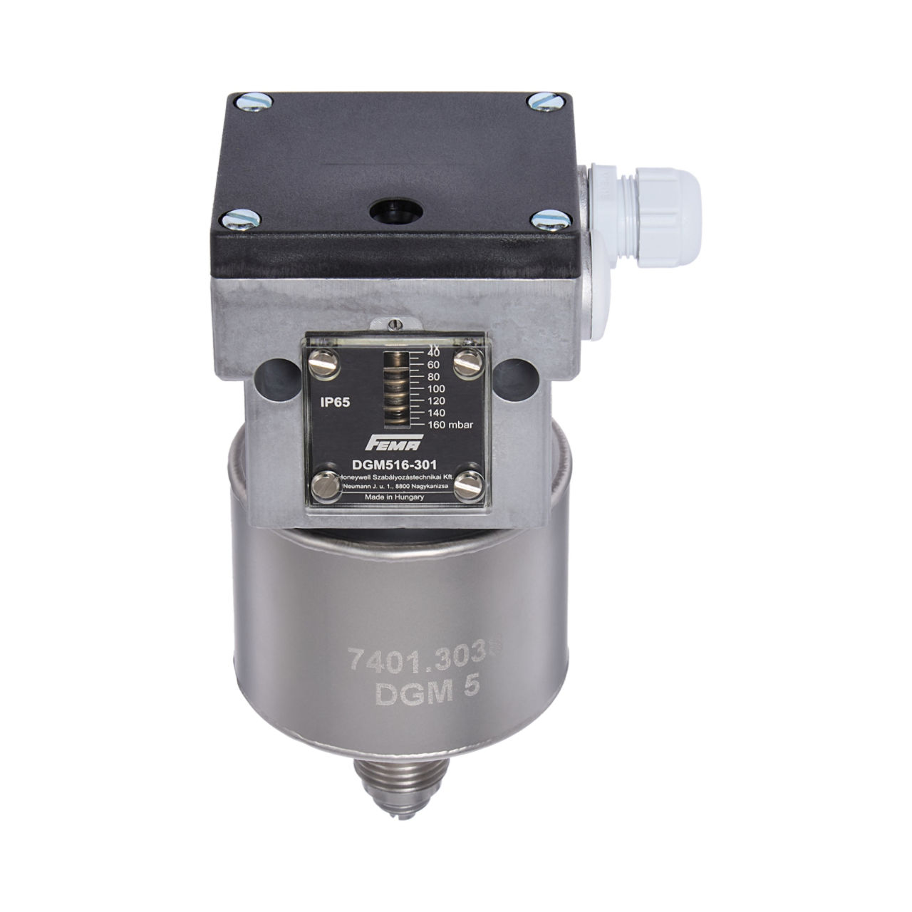 PRESSURE MONITOR FOR GAS