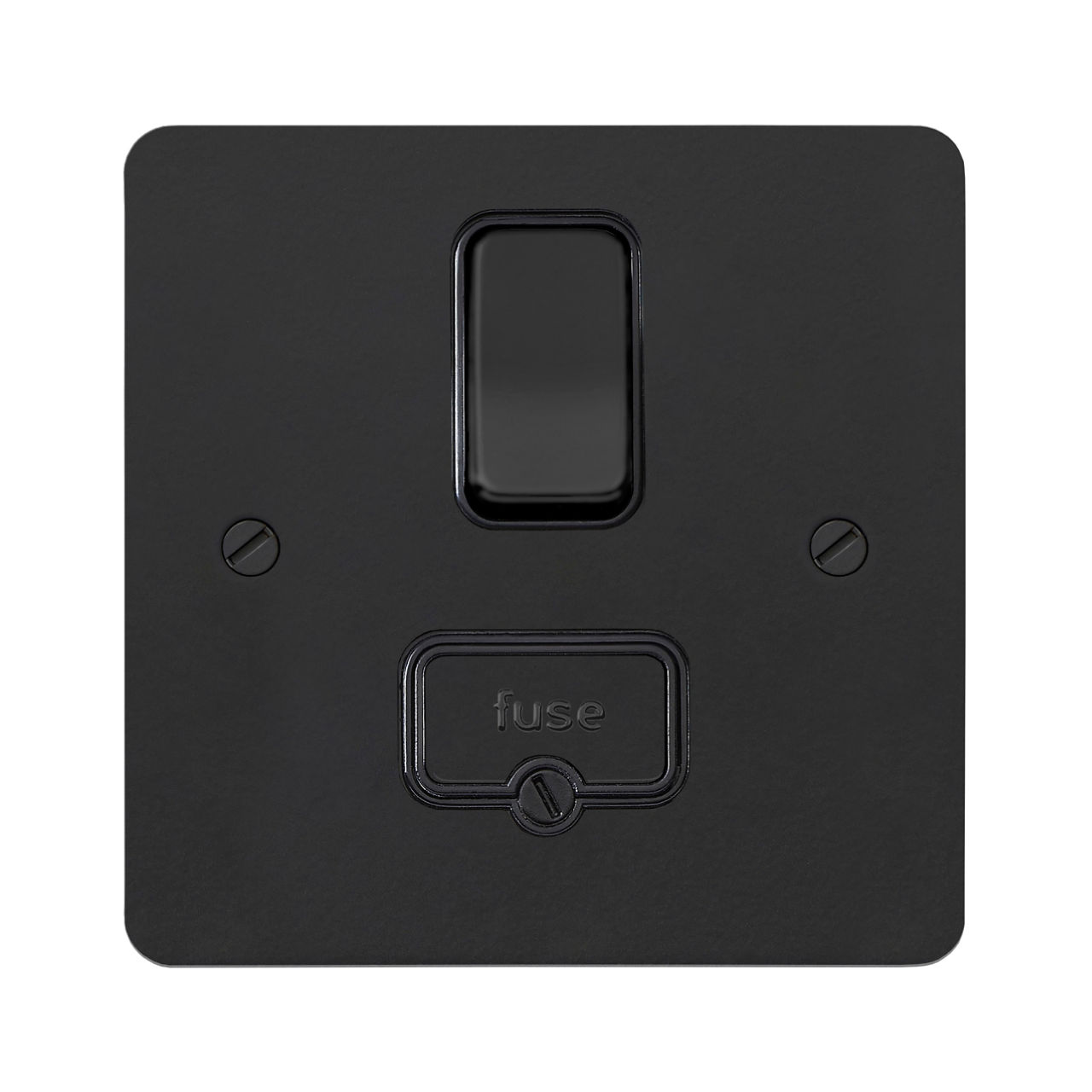 K14941MBKB, switched connection unit, matt black, front