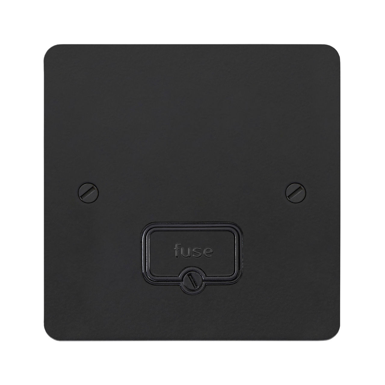 K14948MBKB, Unswitched connection unit, matt black, front