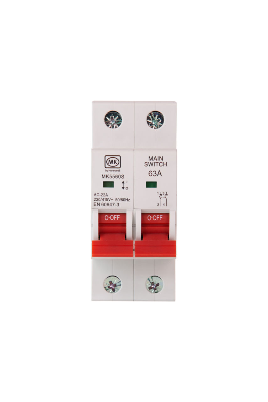 MK5560S 63A SWITCH DISCONNECTOR DP, front