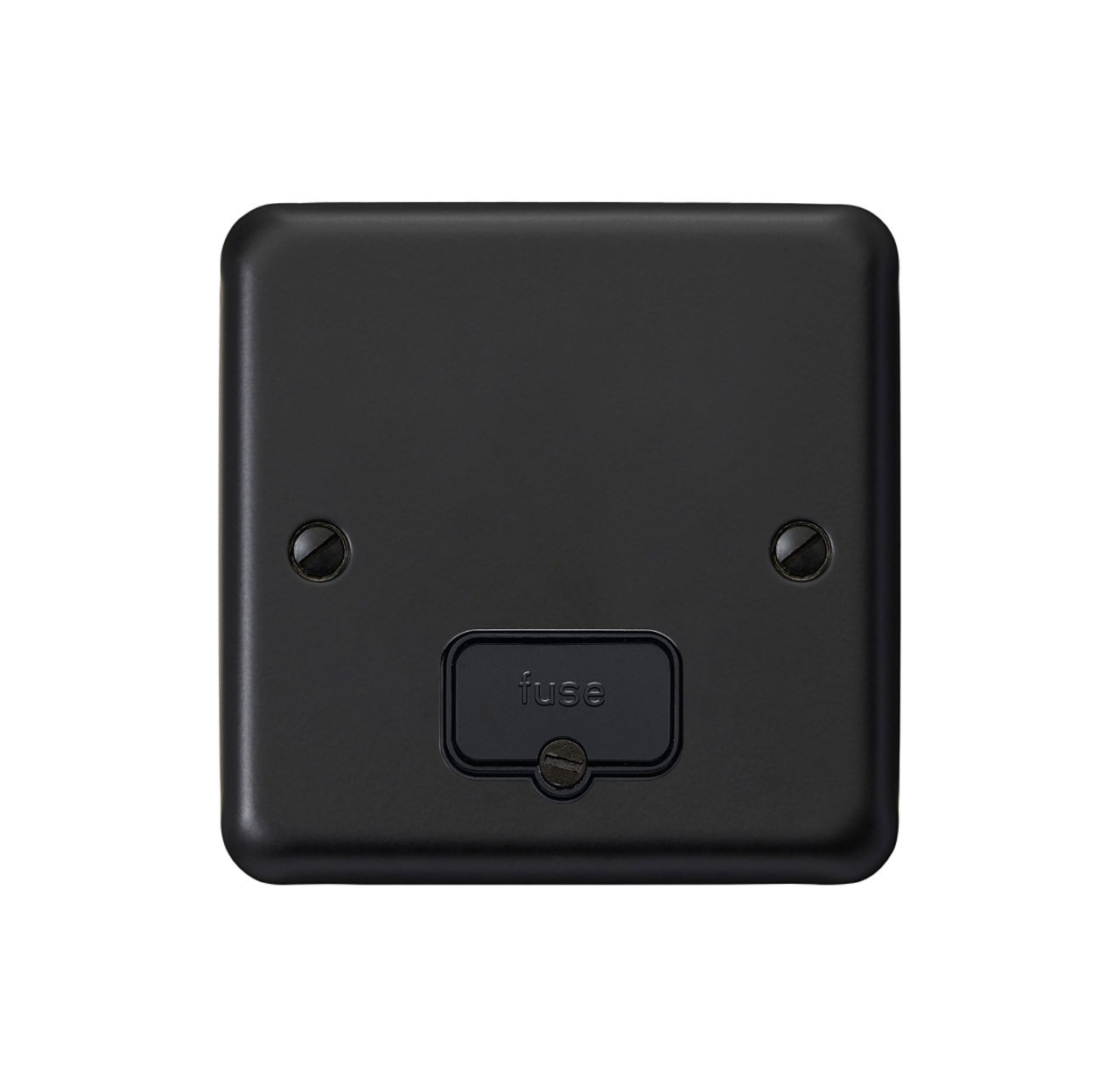 RP948MBK, Unswitched connection unit, Matt Black, Front