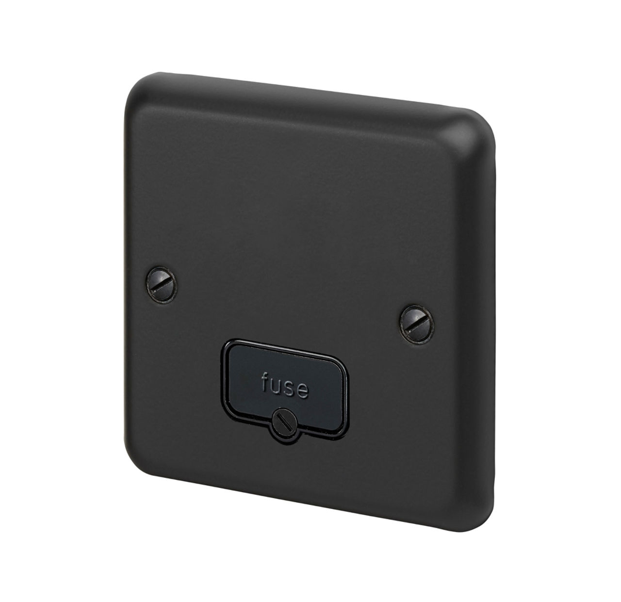 RP948MBK, Unswitched connection unit, Matt Black, Left
