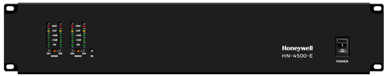 4X500 Watt Class D Amplifier at 70/100V