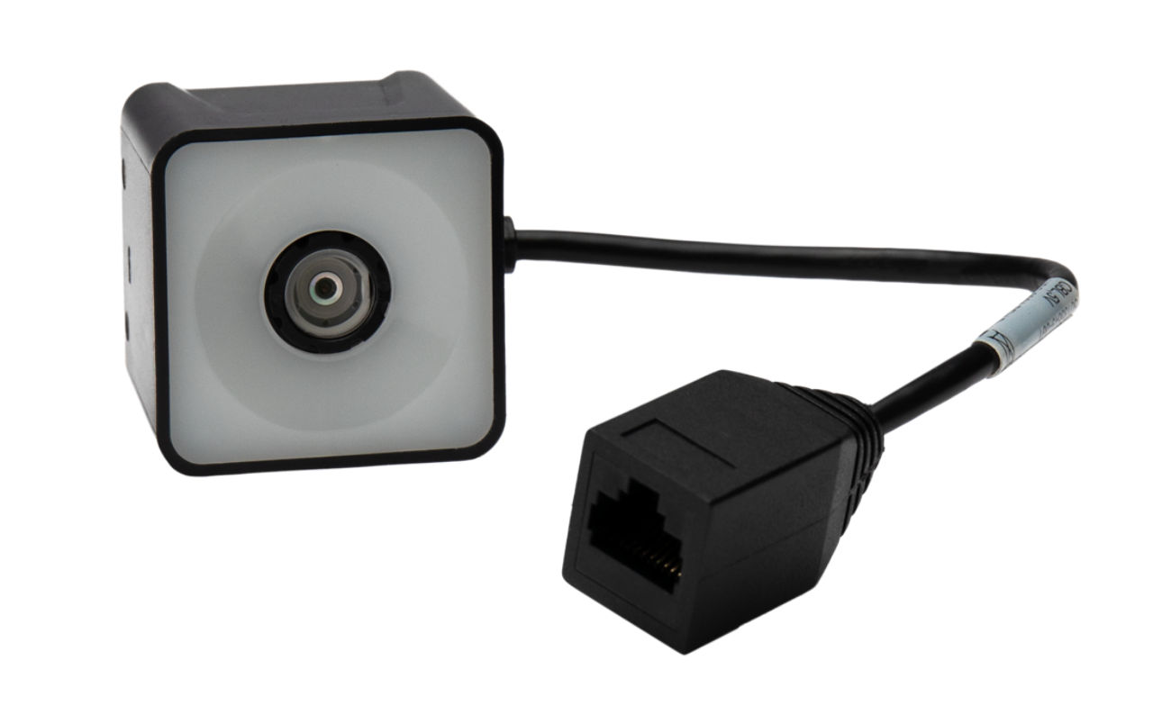 All-in-one-solution. Optimized for label and screen barcodes. Compact. USB or RS232. Broad decoding capabilities. Mounting holes on three sides