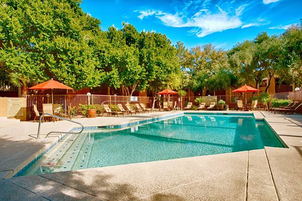 pool at Flagstone Apartments