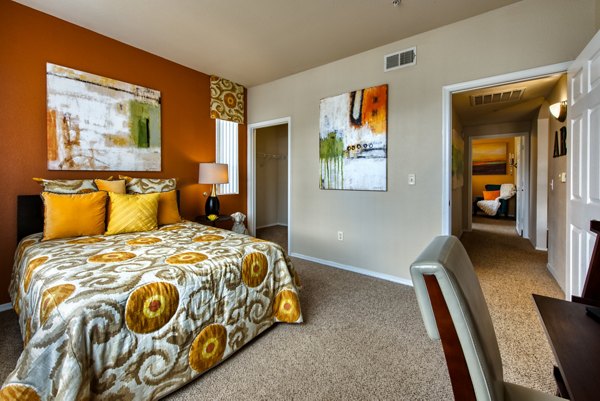 bedroom at Stonebridge Ranch Apartments
