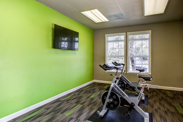 Spin studio with state-of-the-art equipment at Villas at Gateway Apartments