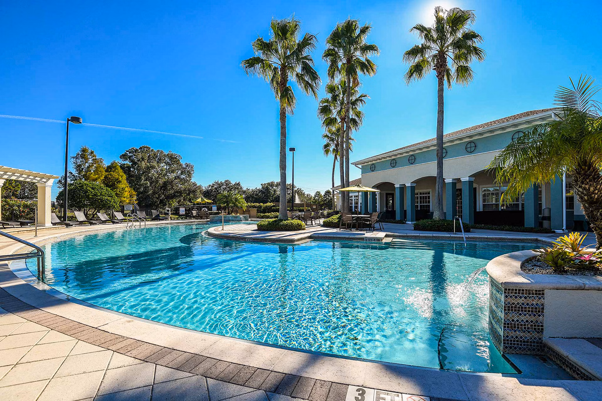 Outdoor swimming pool at Villas at Gateway Apartments