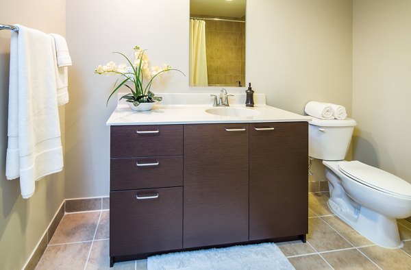 bathroom at Worthing Place Apartments