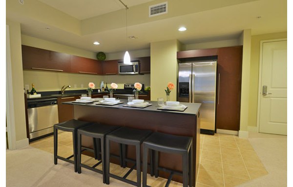 kitchen at Worthing Place Apartments