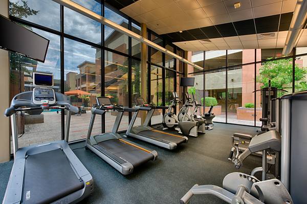 fitness center at Ten Wine Lofts Apartments