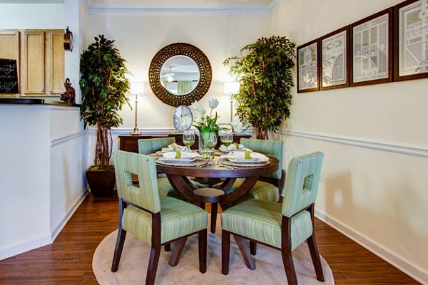 dining room at The Heights at Lake Murray Apartments Dining Room