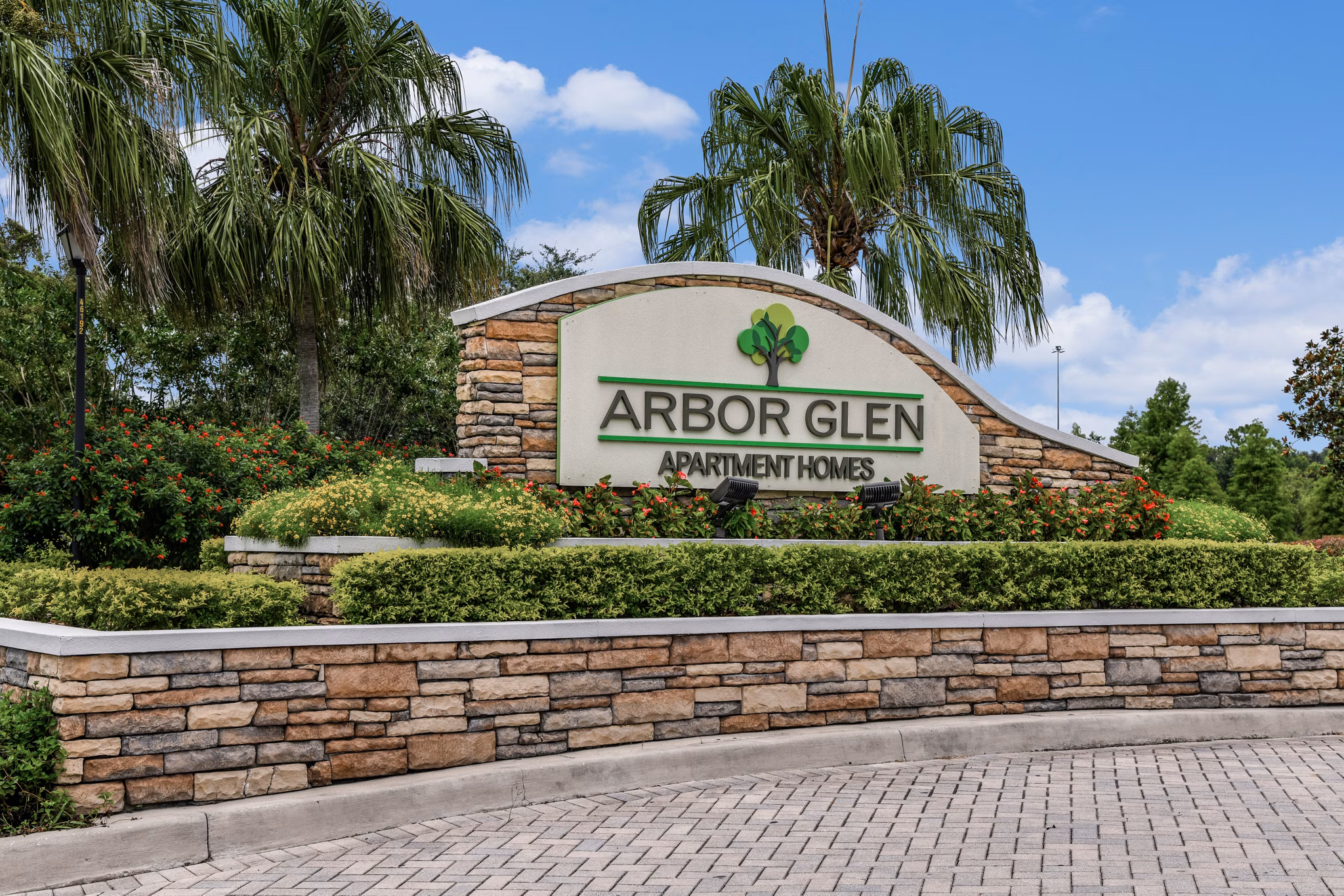 signage at Arbor Glen Apartments