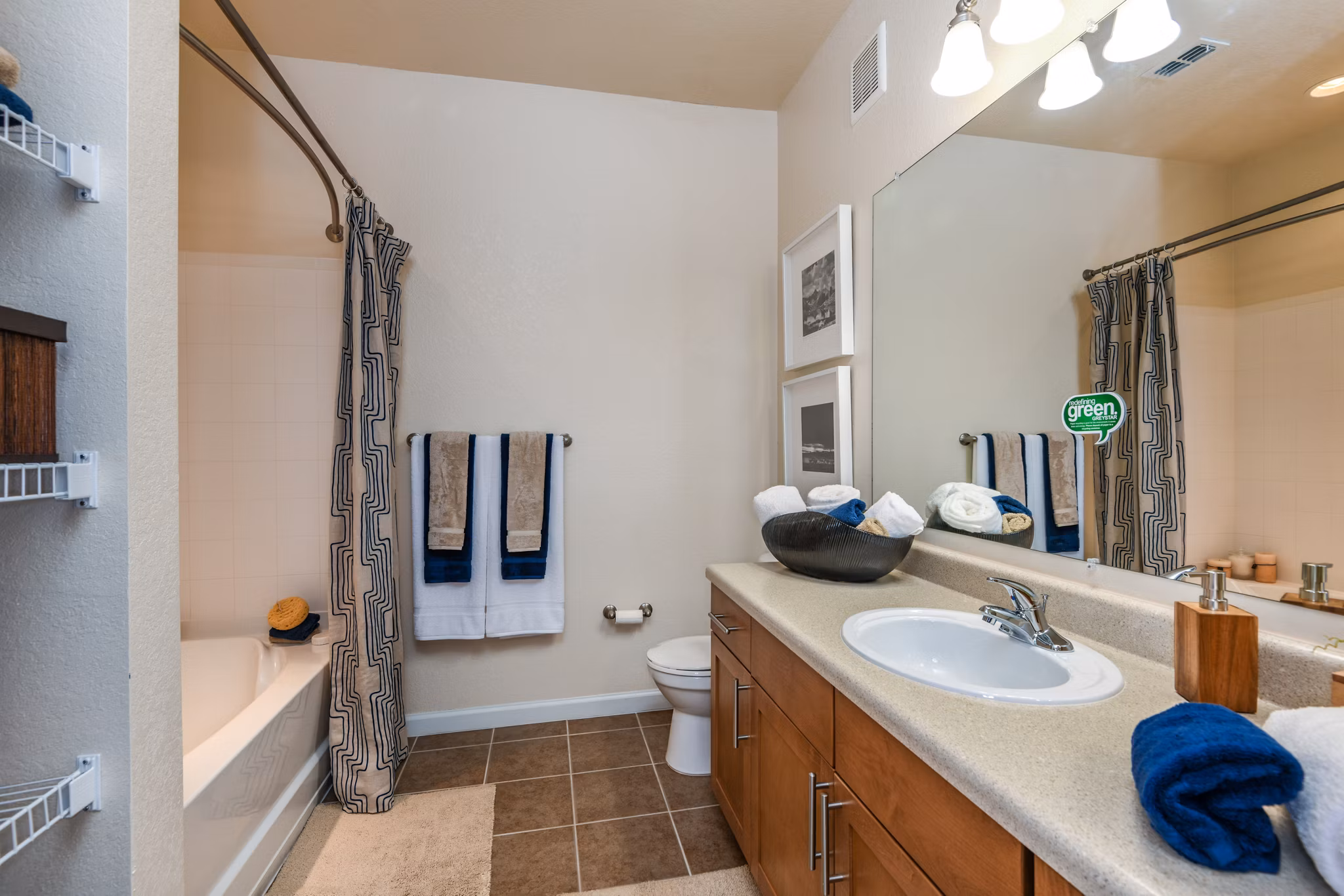 Bathroom featuring modern fixtures at Arbor Glen Apartments with luxury amenities