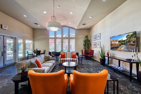 clubhouse/lobby at Allure at Tempe Apartments