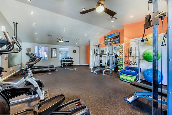 fitness center at Allure at Tempe Apartments