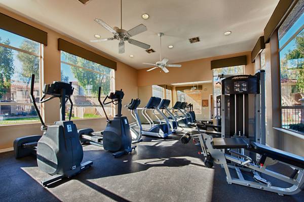 fitness room at Vista Grove Apartments