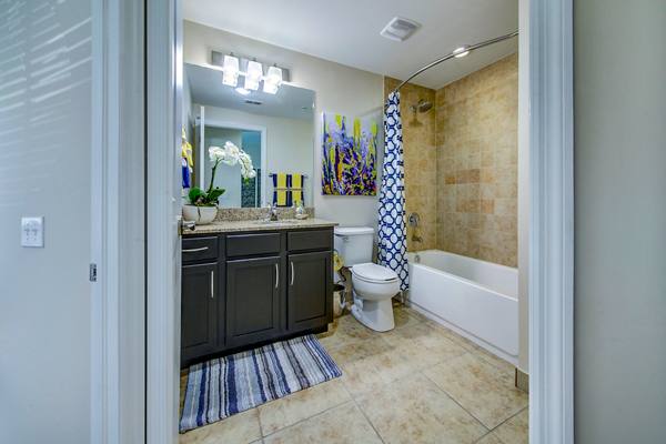 bathroom at Bridges at Kendall Place Apartments
