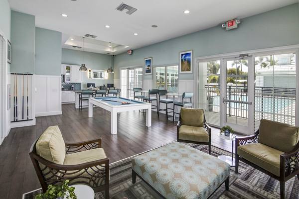 game room at Bridges at Kendall Place Apartments