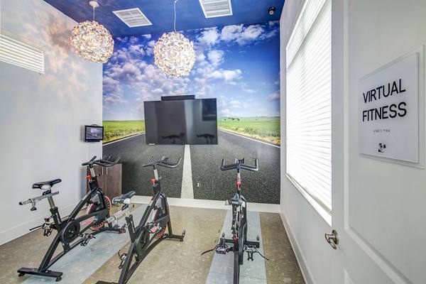 fitness center at Bridges at Kendall Place Apartments       