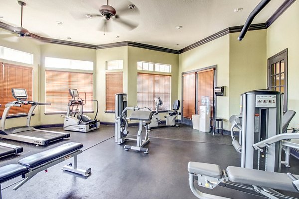 fitness center at Hawthorne Village Apartments
