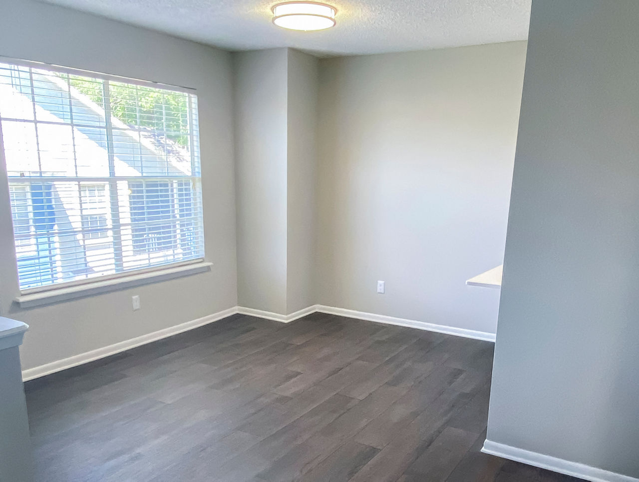 Elegant dining room with modern furniture at The Crest at Altamonte Apartments