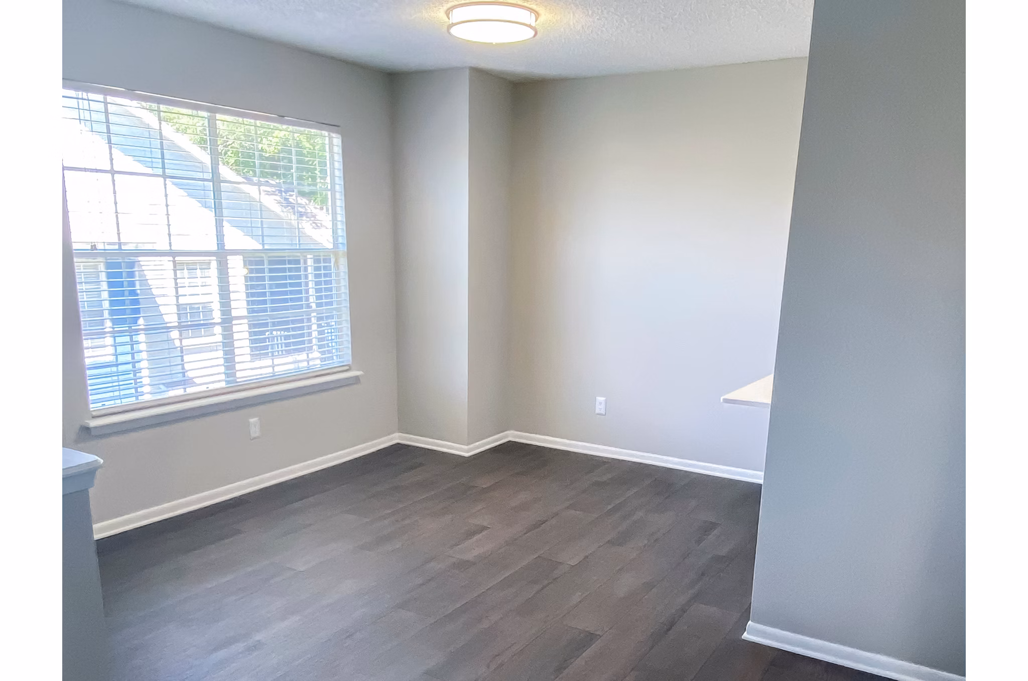 Elegant dining room with modern furniture at The Crest at Altamonte Apartments