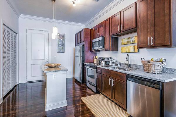 kitchen at The Four at Deerwood Luxury Apartments