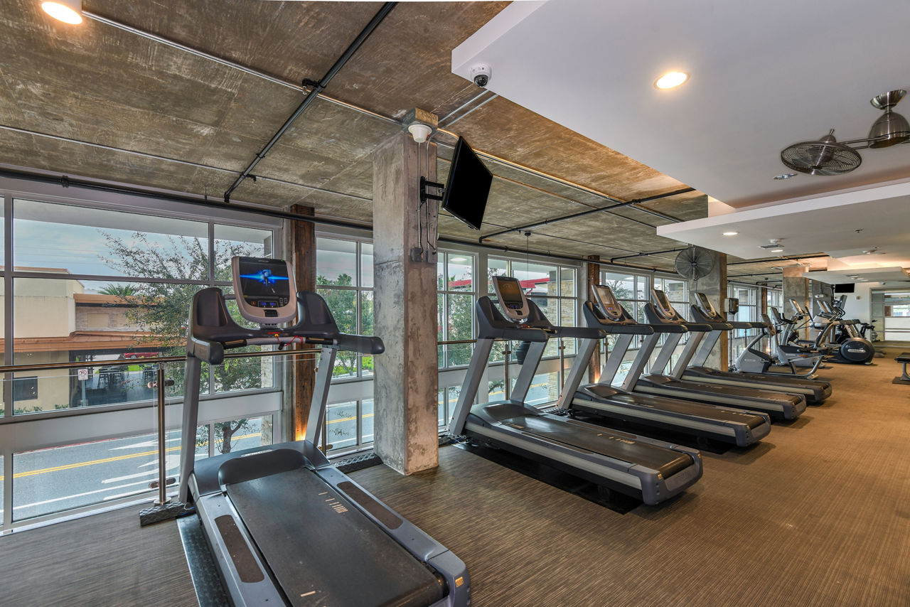 Gym at The Gallery At Mills Park Apartments (2 of 5)