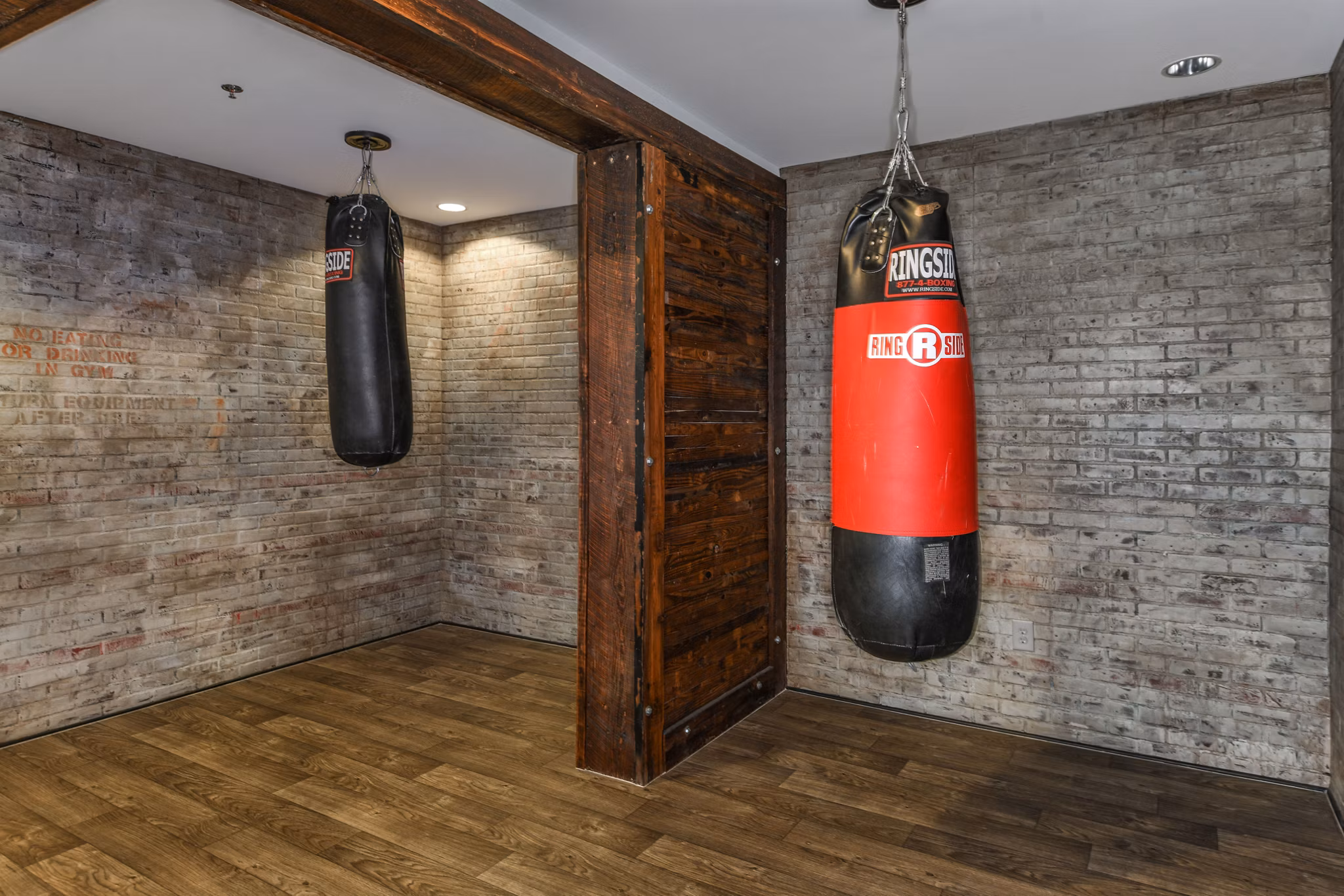 State-of-the-art fitness center at The Gallery at Mills Park Apartments