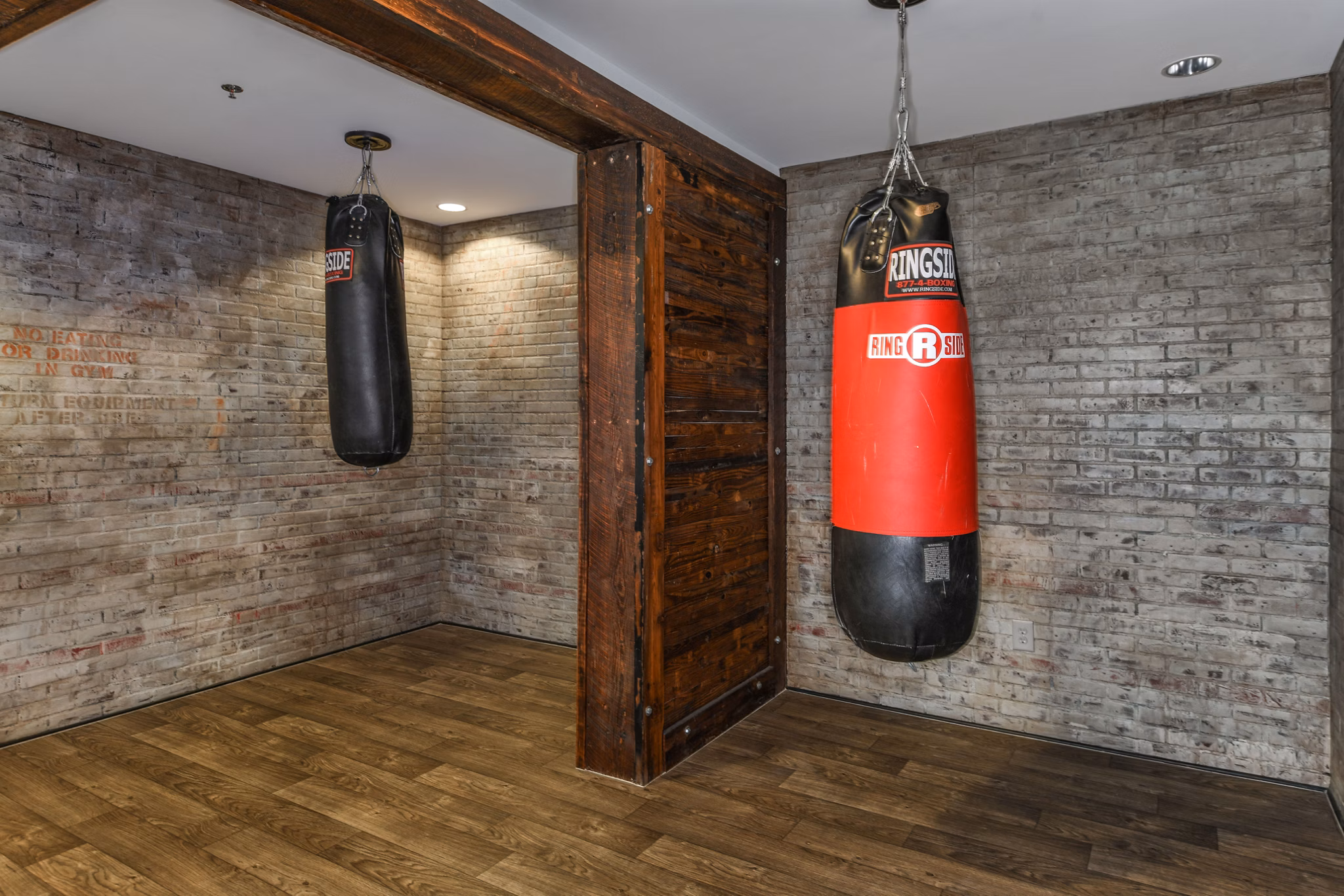 State-of-the-art fitness center at The Gallery at Mills Park Apartments