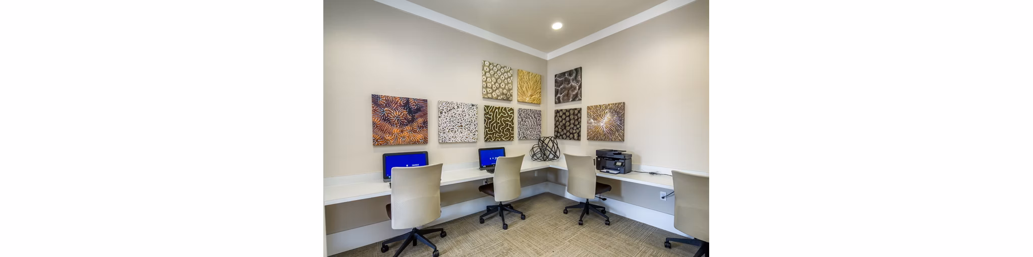 Elegant clubhouse with modern furnishings at Trinity Exchange Luxury Apartments