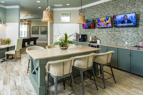 clubhouse at Trinity Exchange Luxury Apartments