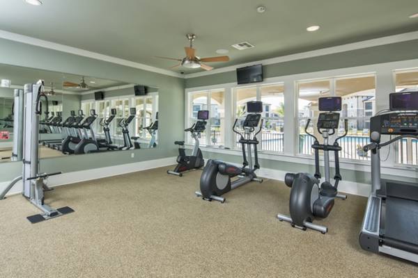fitness room at Trinity Exchange Luxury Apartments