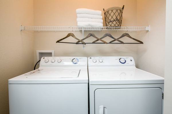 laundry room at The Retreat at Trinity Apartments