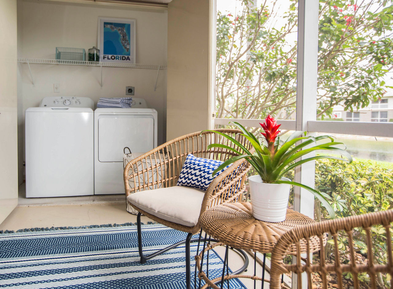 Laundry room at Citation Club Apartments