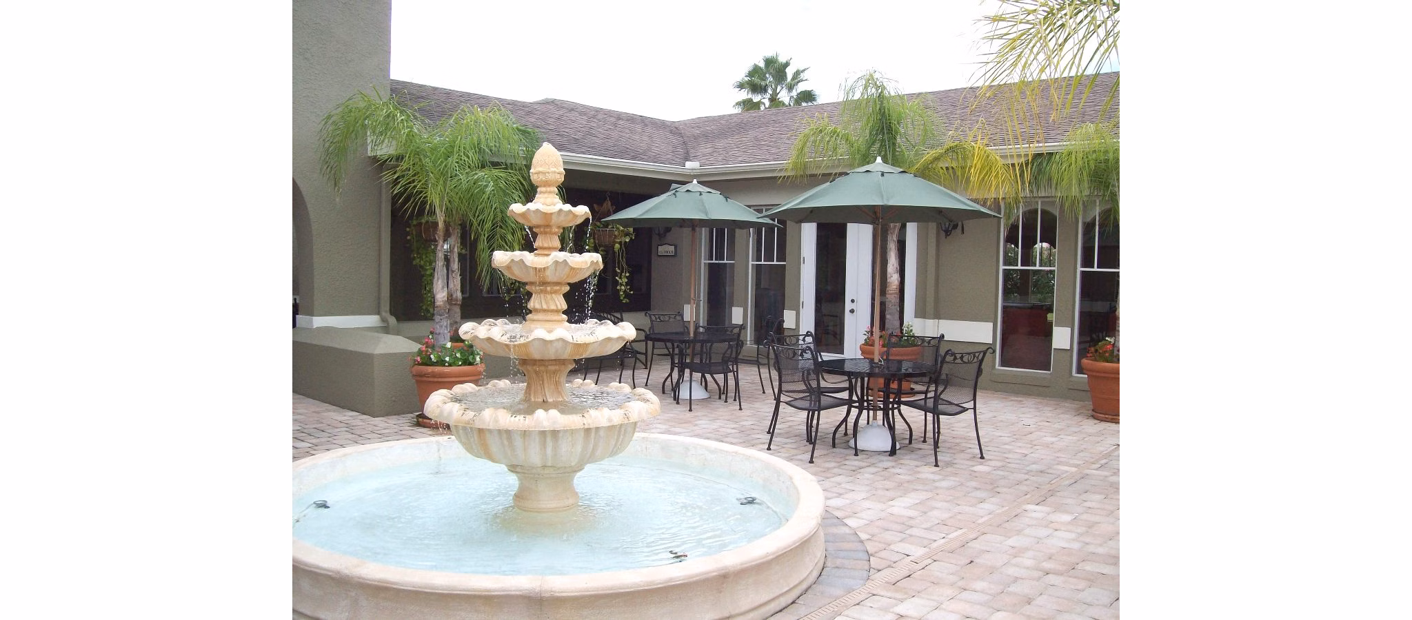 patio at Parks at Hunter's Creek Apartments