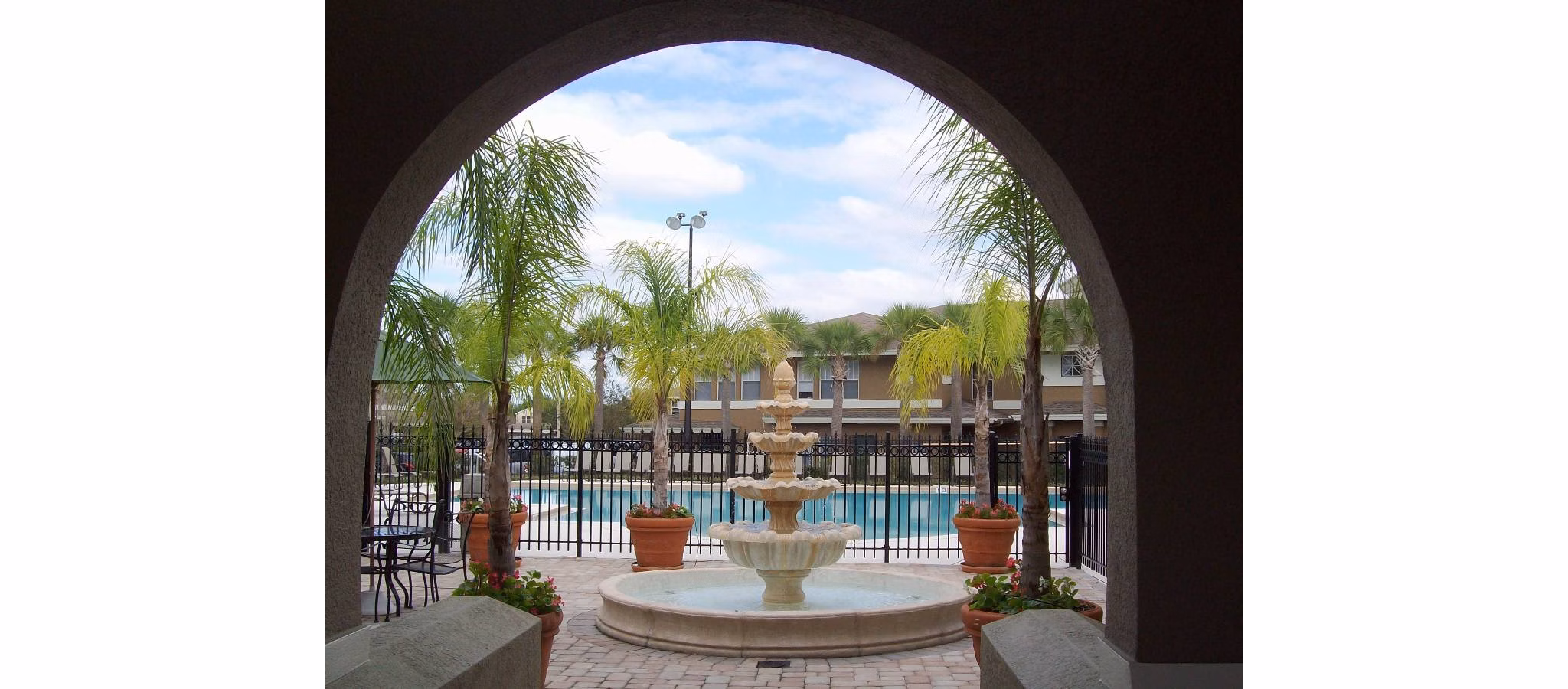 patio at Parks at Hunter's Creek Apartments