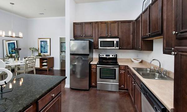kitchen at Central Square at Watermark Apartments