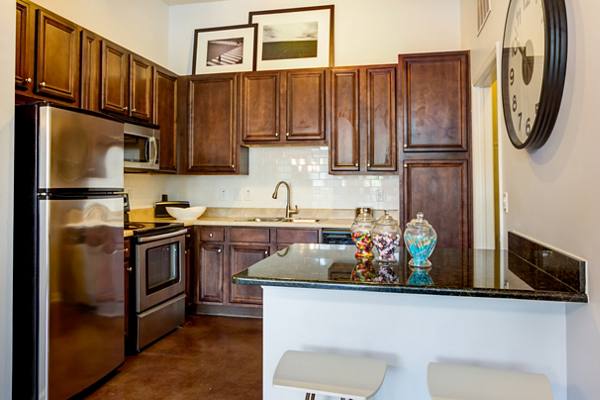 kitchen at Central Square at Watermark Apartments