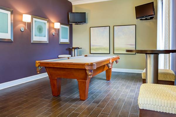billiards at Central Square at Watermark Apartments
