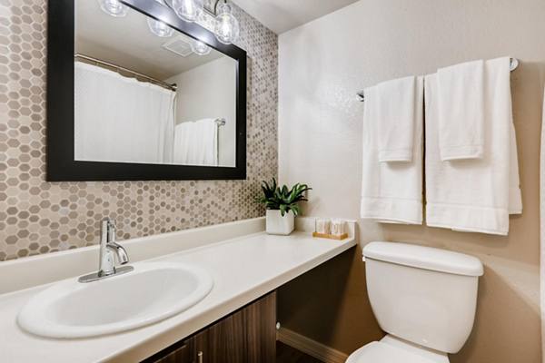 bathroom at Chazal Scottsdale Apartments