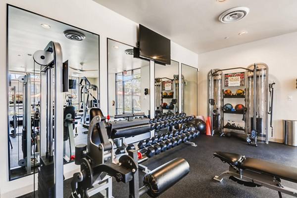 fitness center at Chazal Scottsdale Apartments