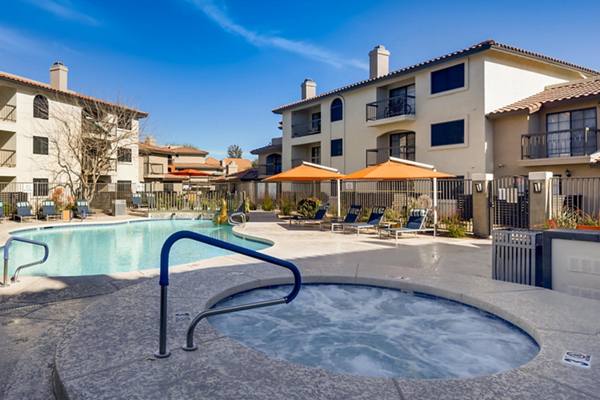hot tub/jacuzzi at Chazal Scottsdale Apartments