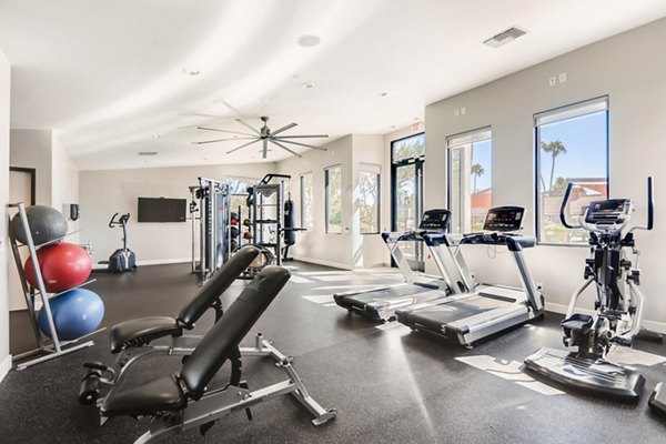 fitness center at Genoa Lakes Apartments